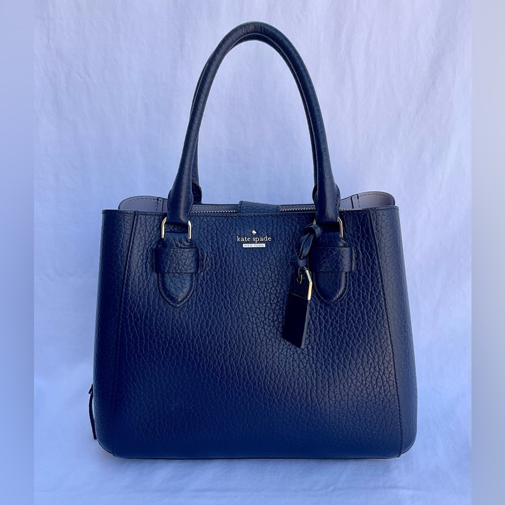Deep periwinkle Kate Spade handbag/crossover.